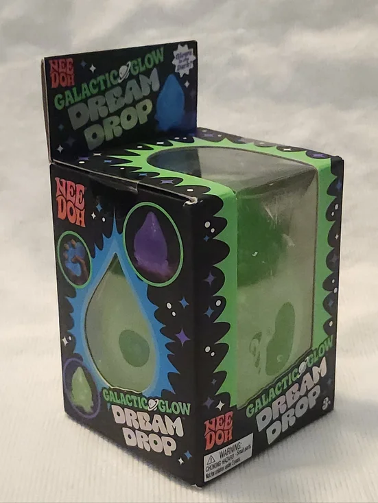 NEE DOH Galactic Glow Dream Drop - Green - Viral - Glow-in-the-Dark NEW - Sealed